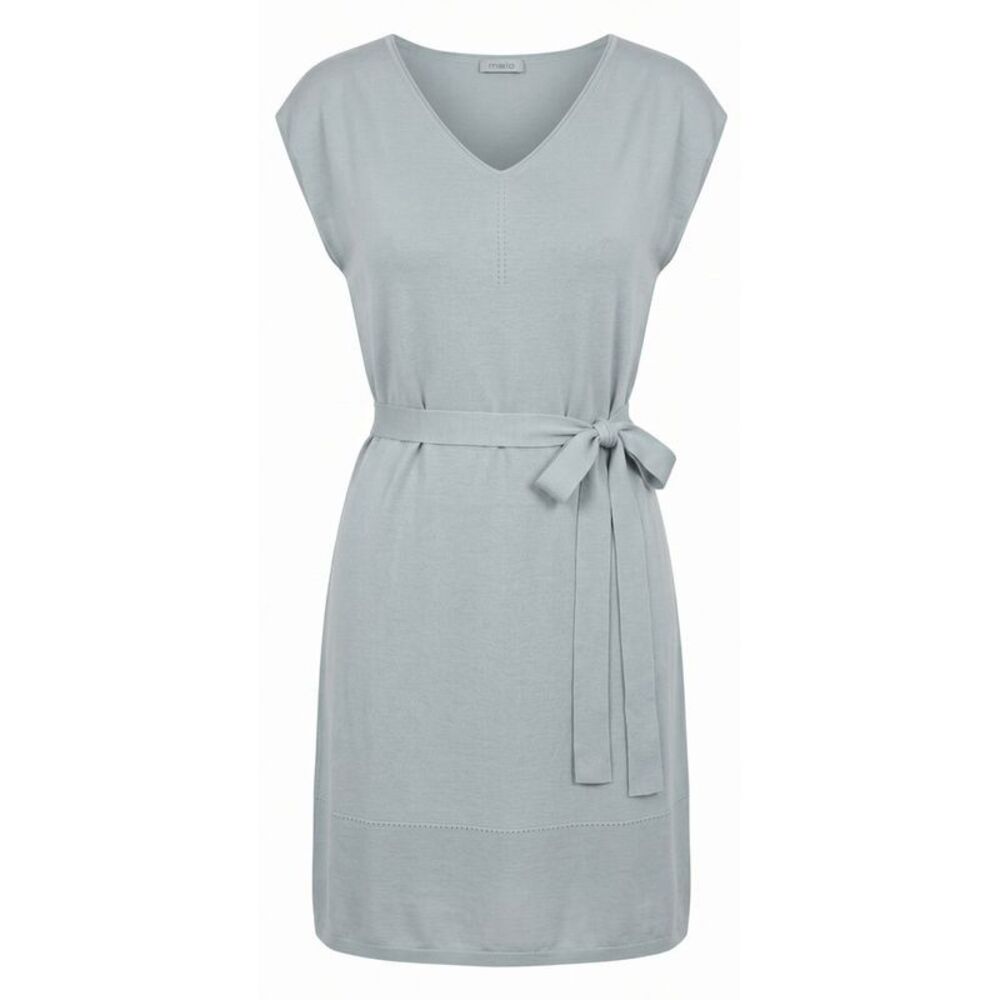 Malo Grey Silk Women Women's Dress